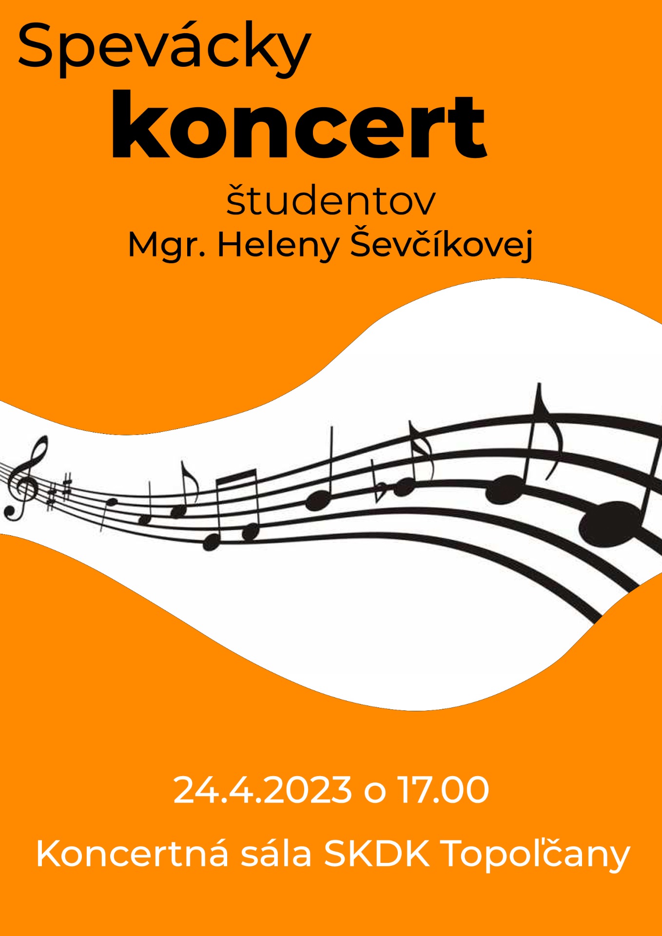 POZVÁNKA: Triedny koncert Heleny Ševčíkovej - Obrázok 1