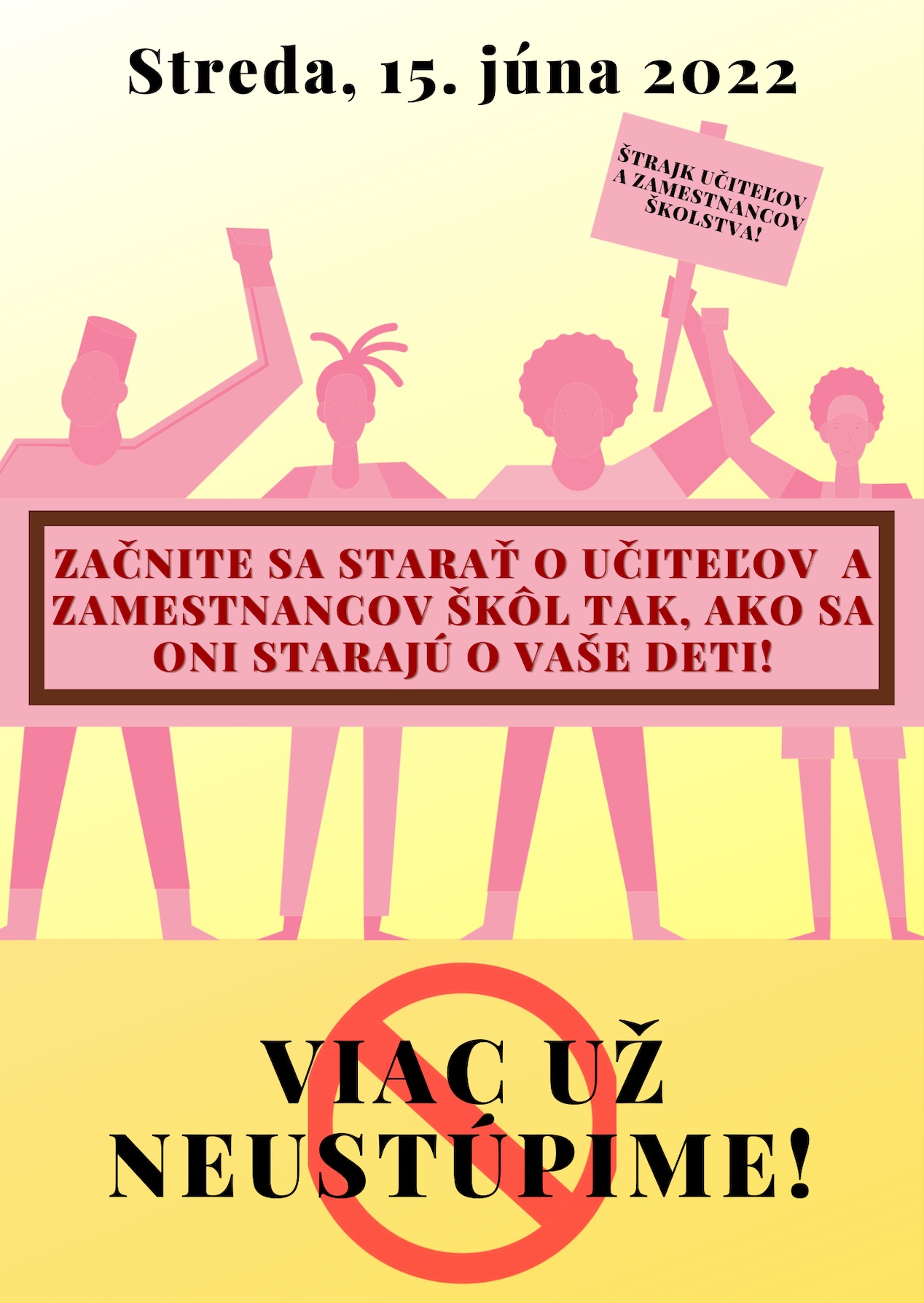 Štrajk učiteľov a zamestnancov školstva 2022 - Obrázok 1