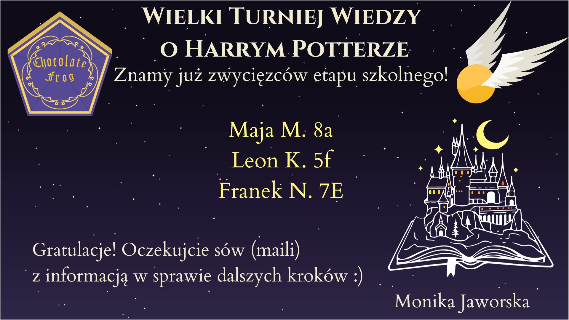 Rozwiązanie konkursu o Harrym Potterze - Obrazek 1
