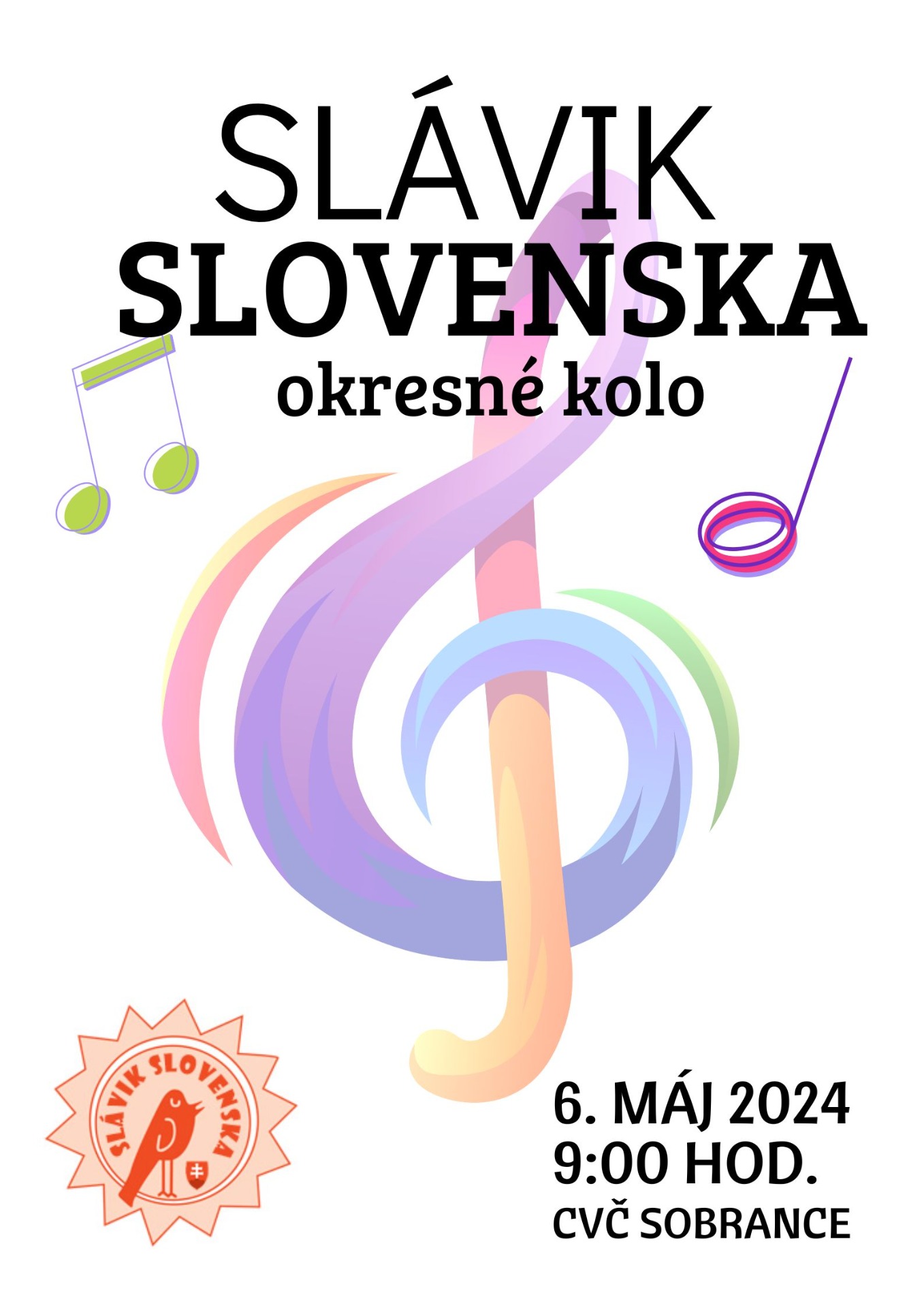Slávik Slovenska 2024 - okresné kolo - Obrázok 1