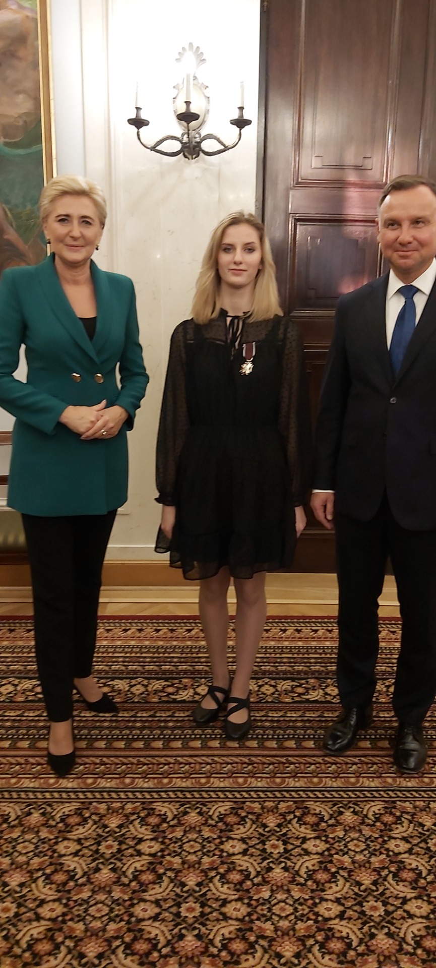 Malwina Szewczyk w Pałacu Prezydenckim - Obrazek 1