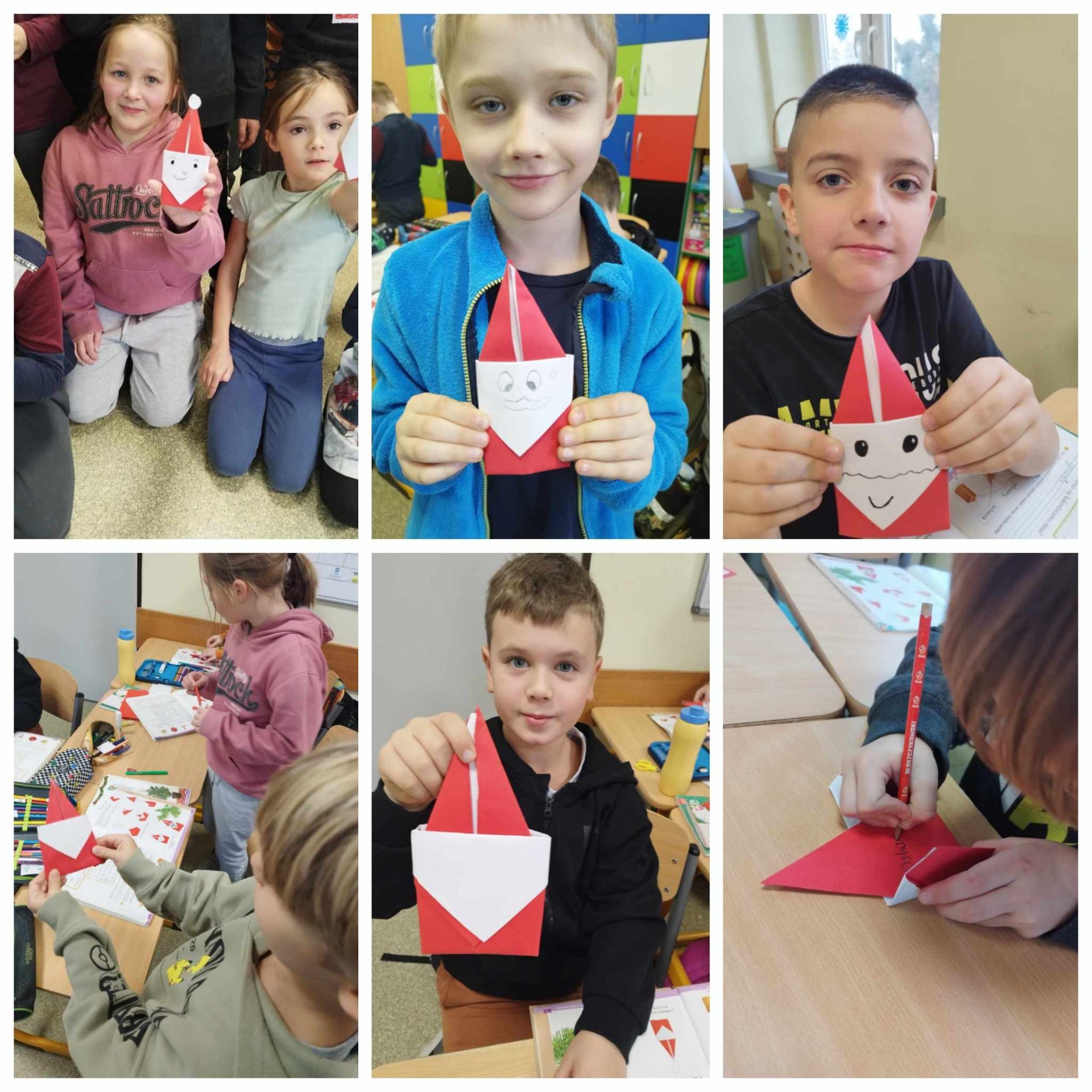 Świąteczne Origami w klasie 2🎄🎅 - Obrazek 2