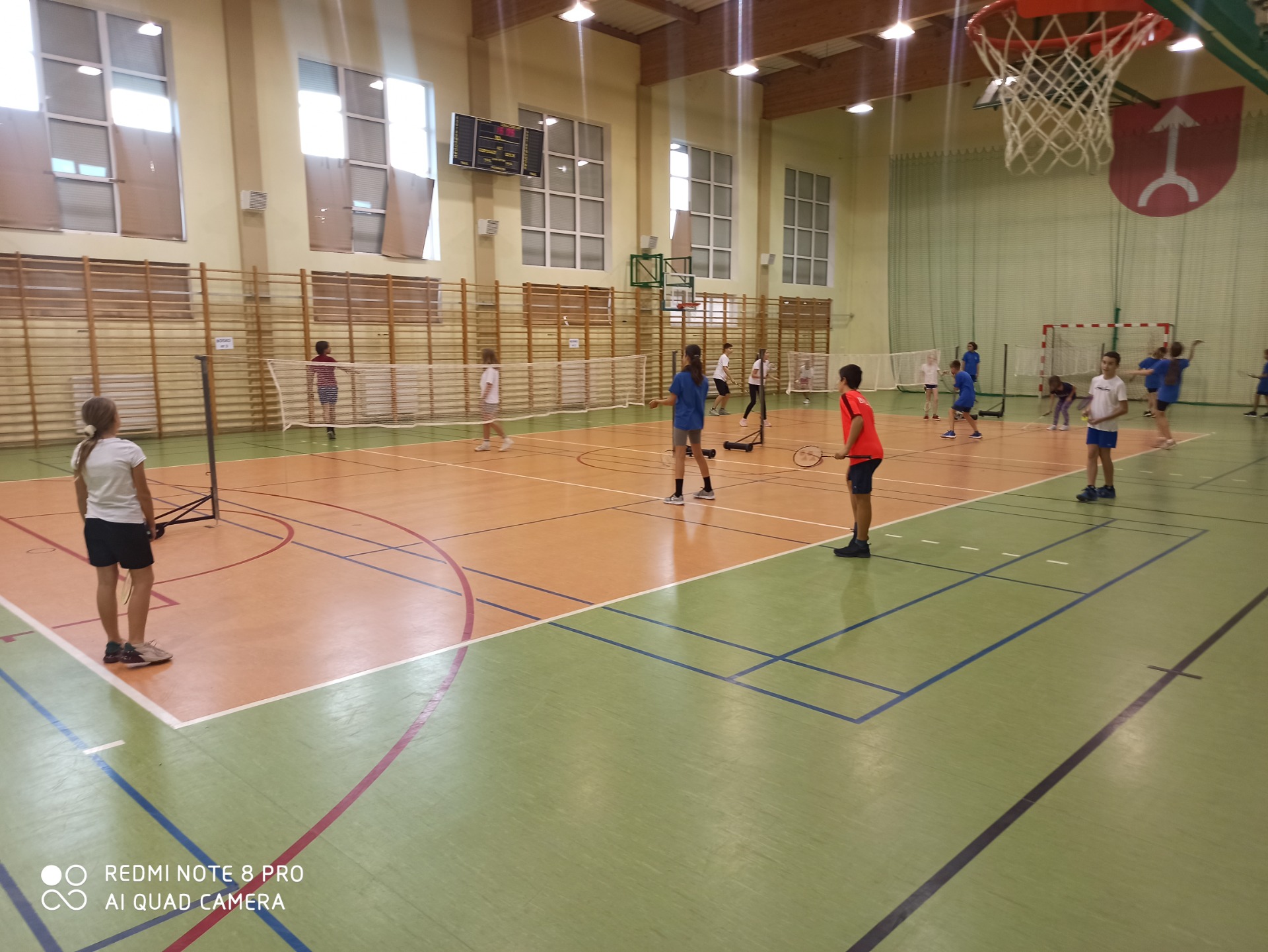 Treningi badmintona w Zespole Szkół w Zasutowie - UKS Zasutowo - Obrazek 6