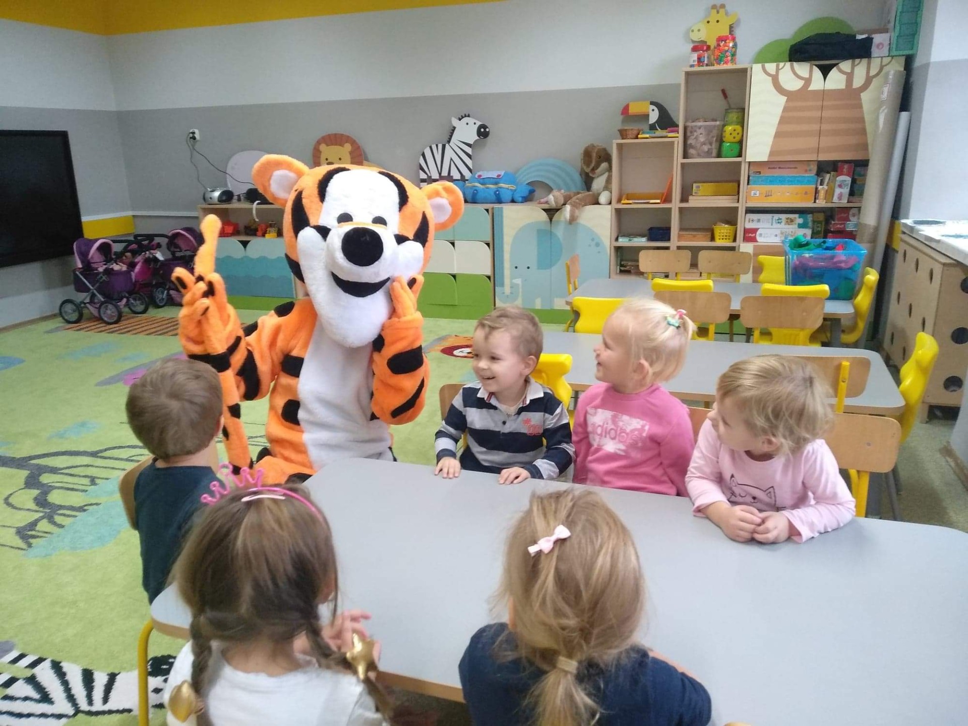 Tygrysek - przyjaciel Kubusia Puchatka odwiedził Nasze Dzieci ❤️🥰👏😊❤️ - Obrazek 2