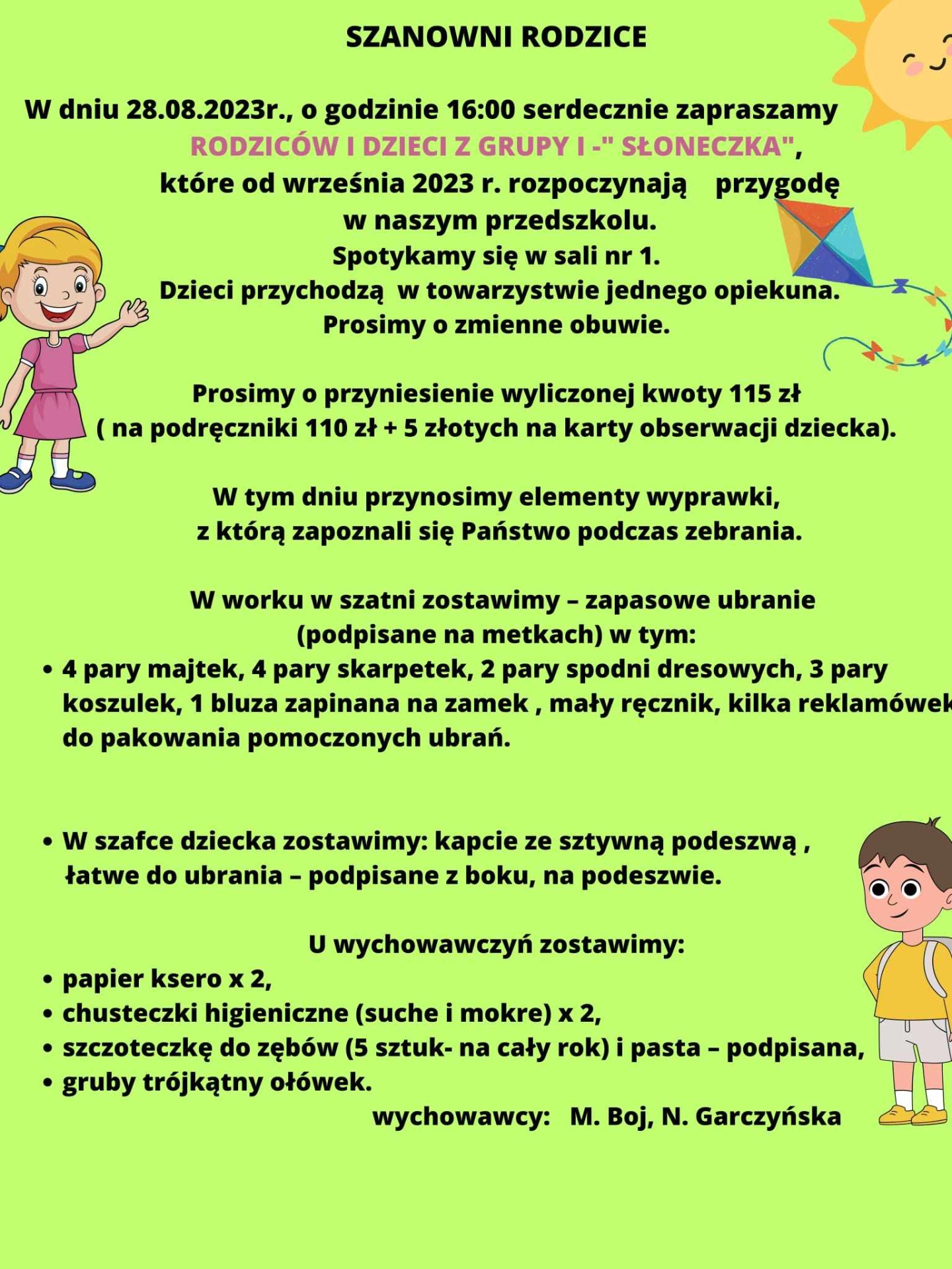 Zajęcia adaptacyjne w przedszkolu - Słoneczka - Obrazek 1