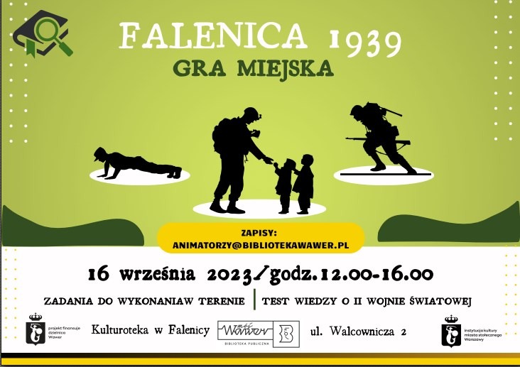 ZAPROSZENIE - GRA MIEJSKA- FALENICA 1939 - Obrazek 1