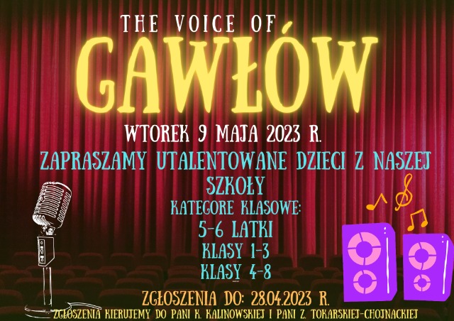🎶🎼🎤🎶The Voice of Gawłów 🎶🎼🎤🎶 - Obrazek 1