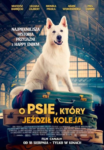 Plakat filmu "O psie, który jeździł koleją"