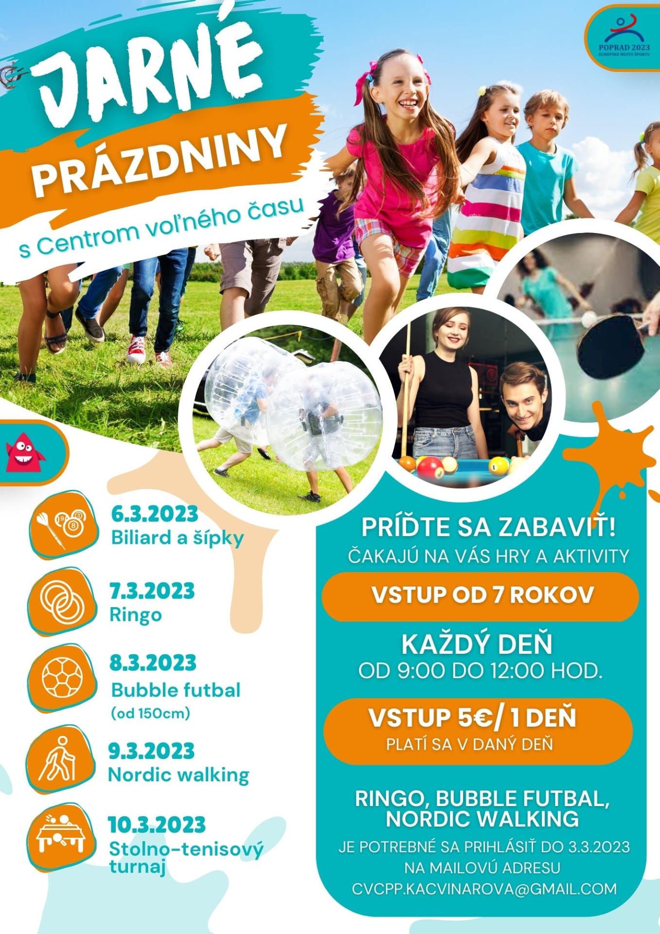                     Jarné prázdniny s CVČ - Obrázok 1
