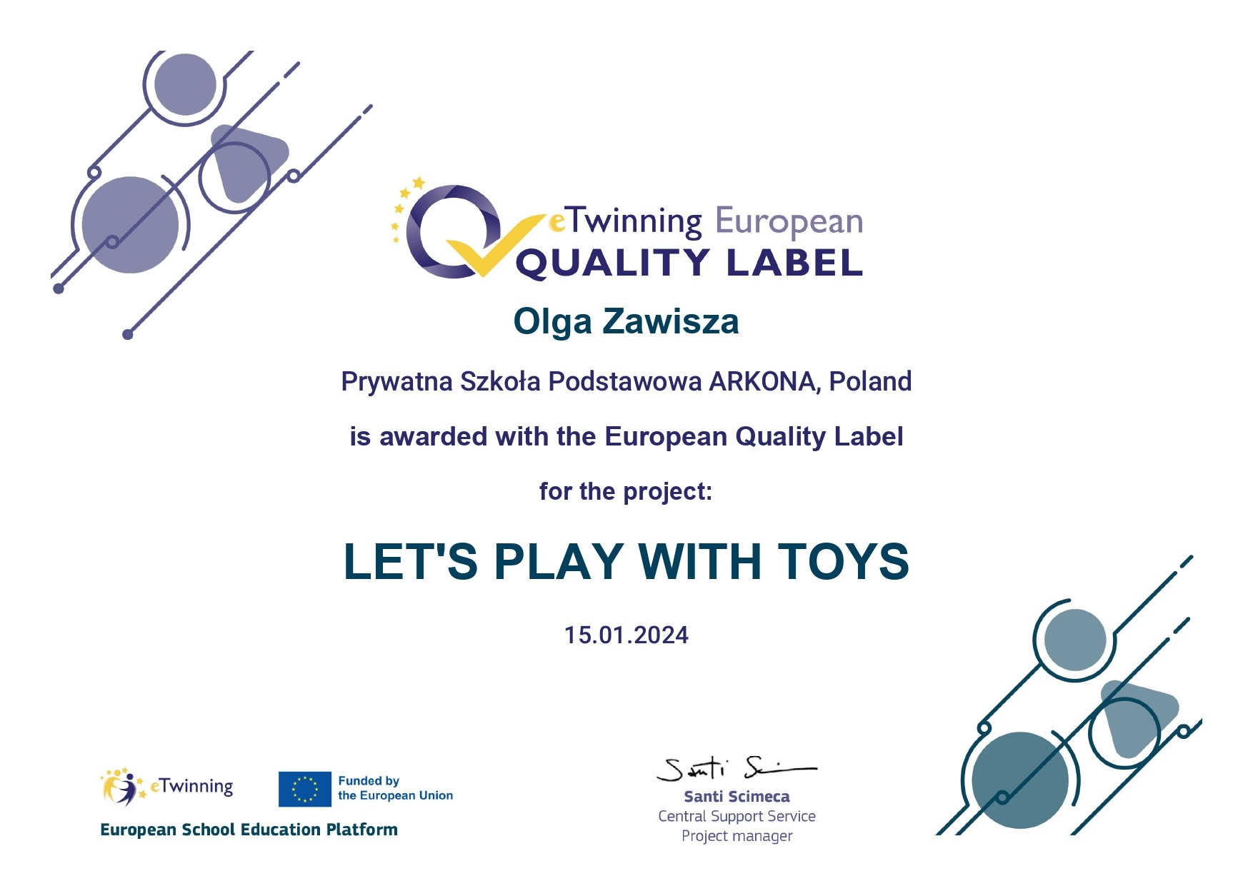 European Quality Label - Europejska Odznaka Jakości - Obrazek 1