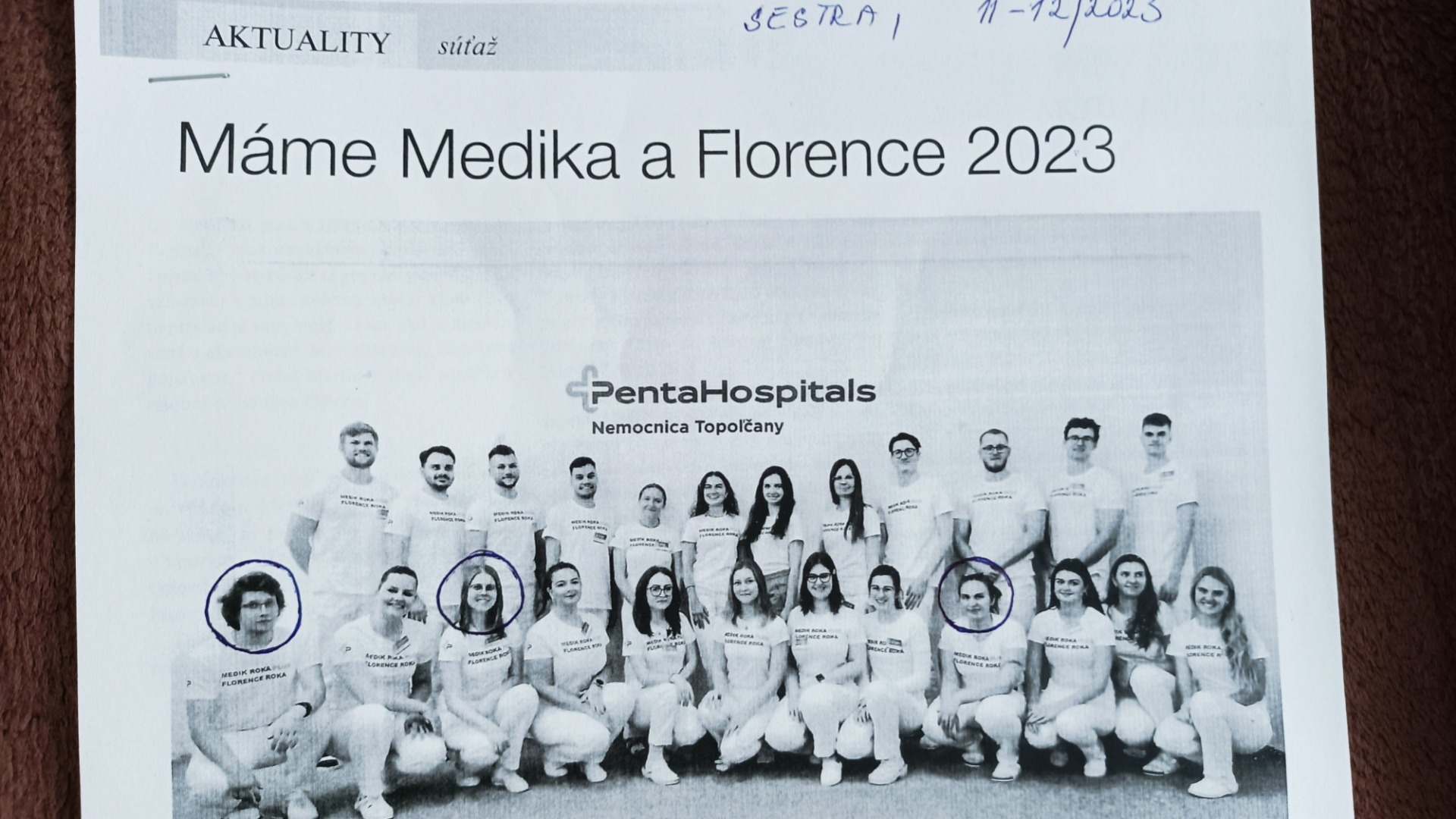 V celoslovenskej súťaži Florence roka 2023 obsadila druhú priečku Nina Ševcová a tretie miesto Jaroslav Lošonský  - Obrázok 3