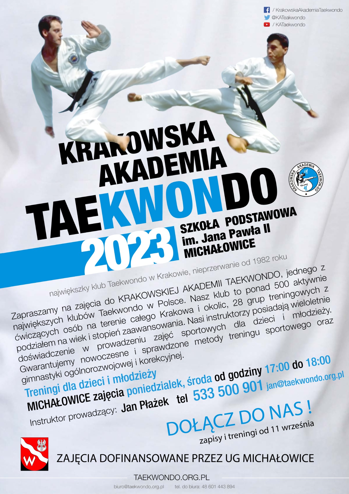 Dodatkowe zajęcia sportowe - taekwondo - Obrazek 1