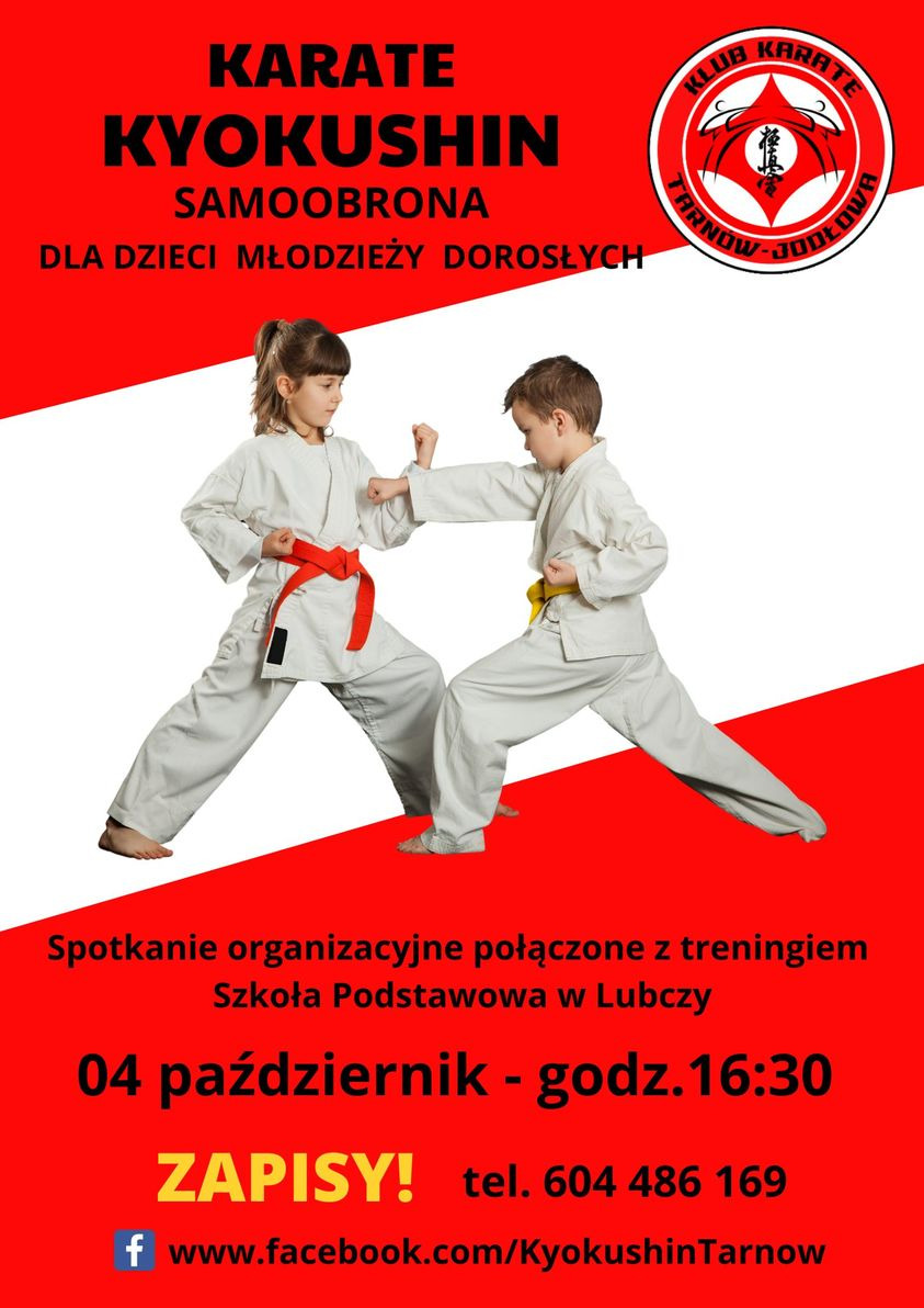 Klub Karate Kyokushin Tarnów-Jodłowa nowa sekcja w naszej szkole :) - Obrazek 1