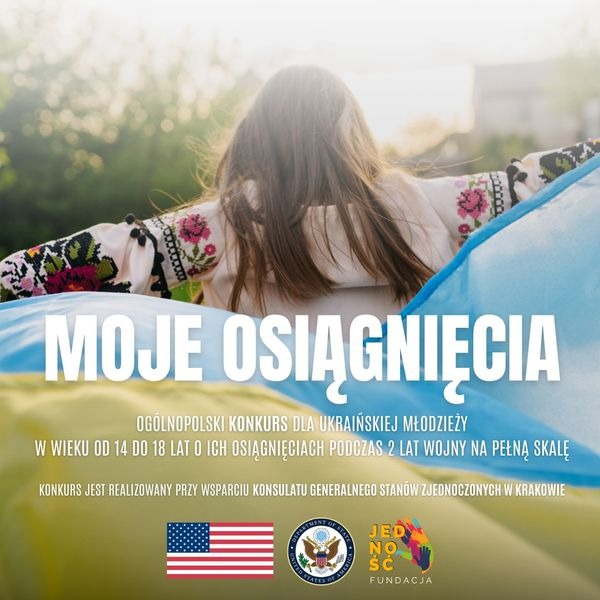 "Moje osiągnięcia" - konkurs Konsulatu USA dla uczniów z Ukrainy, którzy ukończyli 14 rok życia. - Obrazek 1
