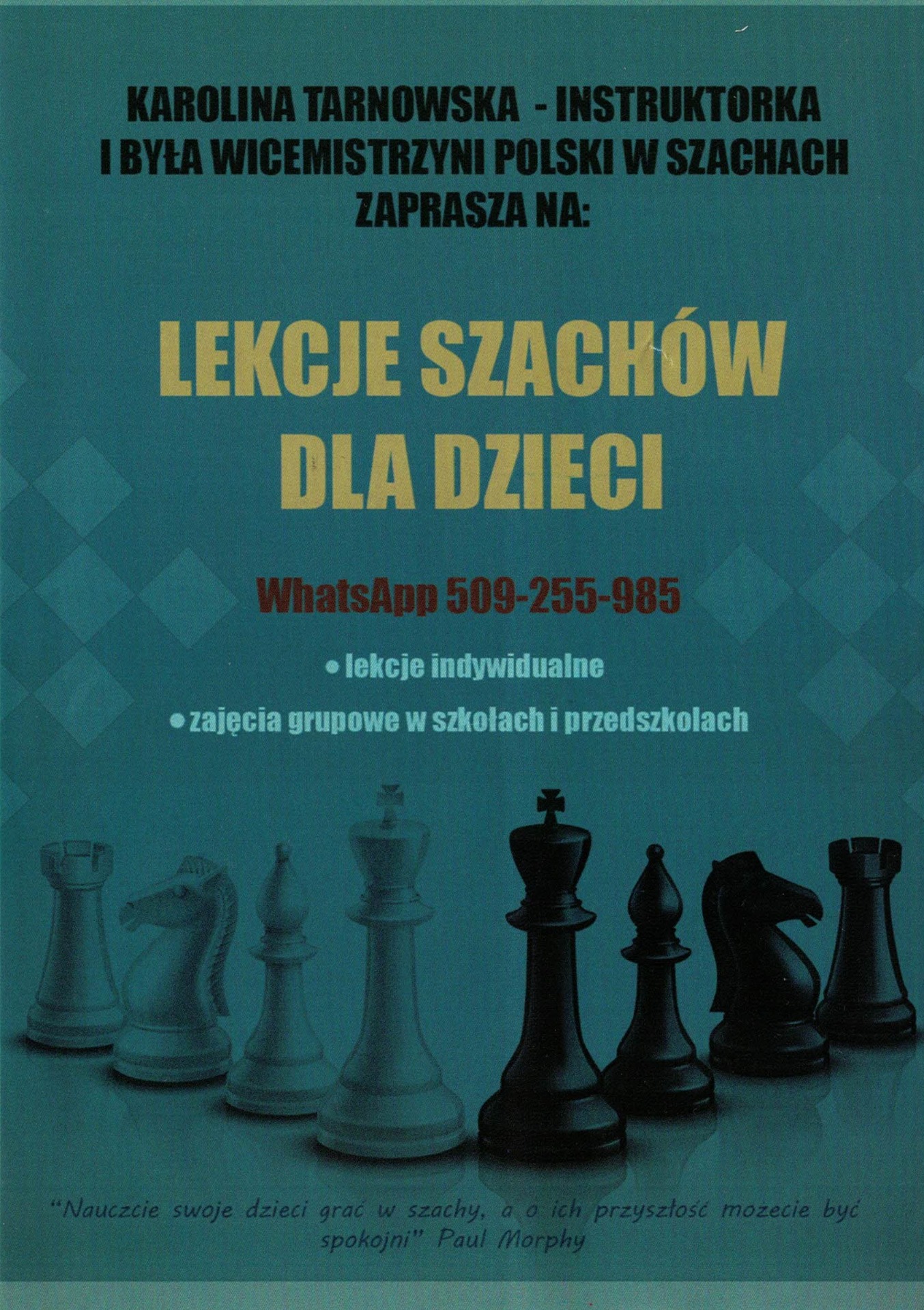 Lekcje szachów dla dzieci - Obrazek 1