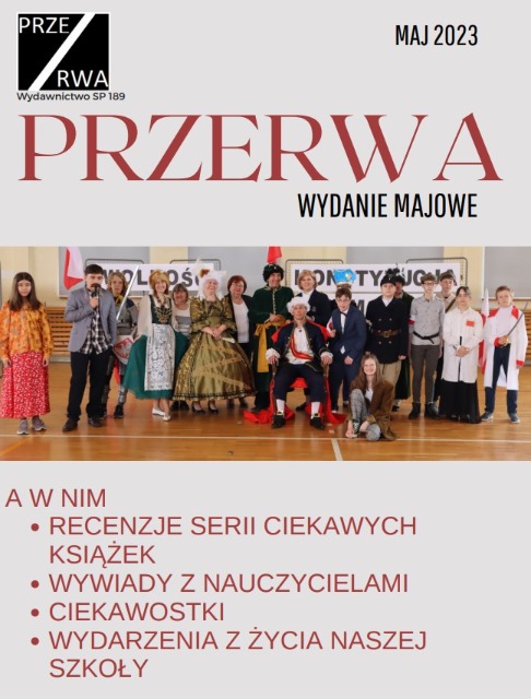 Gazeta "Przerwa" - wydanie majowe - Obrazek 1